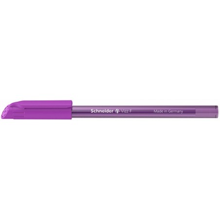 Długopis schneider vizz, f, 1szt., fioletowy - 10 szt