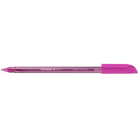 Długopis schneider vizz, f, 1szt., różowy - 10 szt