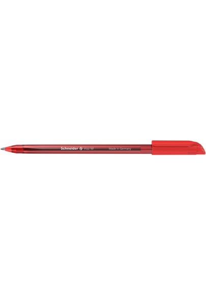Długopis schneider vizz, m, 1szt., czerwony - 10 szt
