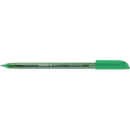 Długopis schneider vizz, m, 1szt., zielony - 10 szt