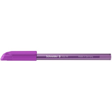 Długopis schneider vizz, m, 1szt., fioletowy - 10 szt