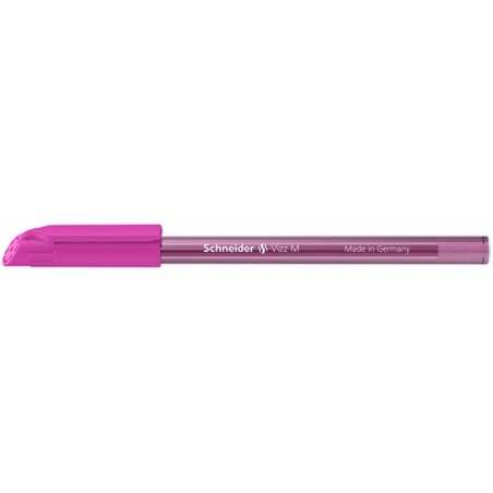 Długopis schneider vizz, m, 1szt., różowy - 10 szt