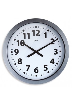 Zegar ścienny CEP Giant, 60cm, srebrny