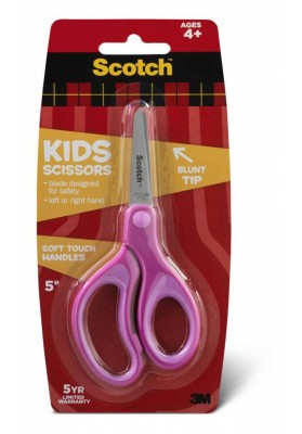 Nożyczki dla dzieci SCOTCH® (1442B), 12cm, zaokrąglone, mix kolorów
