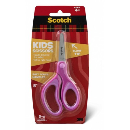 Nożyczki dla dzieci SCOTCH® (1442B), 12cm, zaokrąglone, mix kolorów