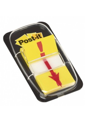 Zakładki indeksujące POST-IT® z nadrukiem „wykrzyknik” (680-33), PP, 25,4x43,2mm, 50 kart.