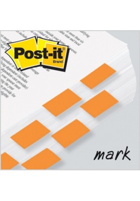 Zakładki indeksujące POST-IT® (680-4), PP, 25,4x43,2mm, 50 kart., pomarańczowe