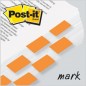 Zakładki indeksujące post-it® (680-4), pp, 25,4x43,2mm, 50 kart., pomarańczowe