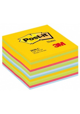 Kostka samoprzylepna post-it® (2030-u), 76x76mm, 1x450 kart., kolorowa