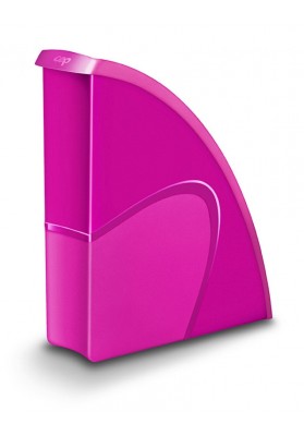 Pojemnik na dokumenty CEPPro Gloss, polistyren, różowy