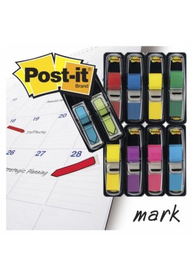 Zestaw promocyjny zakładek post-it® (683-vad1), pp, 11,9x43,2mm, 8x20/ strzałka 2x20 kart., mix kolorów, 2 opak