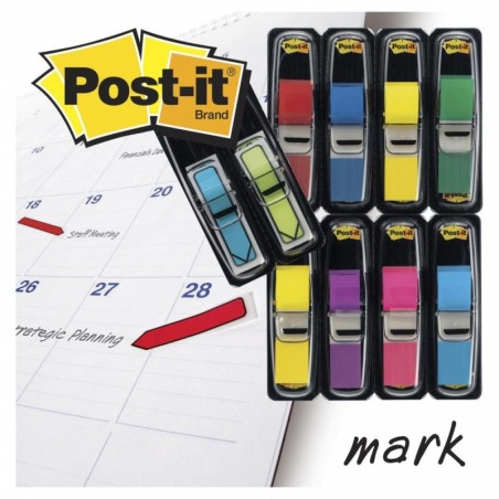 Zestaw promocyjny zakładek post-it® (683-vad1), pp, 11,9x43,2mm, 8x20/ strzałka 2x20 kart., mix kolorów, 2 opak