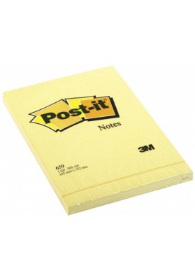 Karteczki samoprzylepne post-it® (659), 152x102mm, 1x100 kart., żółte