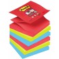 Karteczki samoprzylepne POST-IT® Super sticky Z-Notes (R330-6SS-JP), 76x76mm, 6x90 kart., paleta Bora Bora