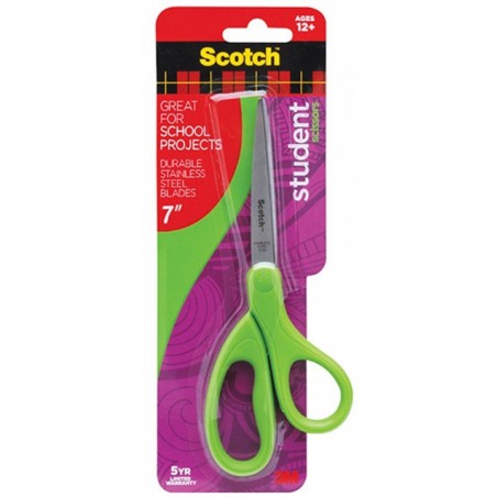 Nożyczki biurowe scotch® (14075-mi), dla studentów, 18cm, mix kolorów