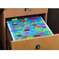 Zakładki indeksujące post-it® do archiwizacji (686-a1), pp, wygięte, 50,8x38,1mm, 4x6 kart., mix kolorów