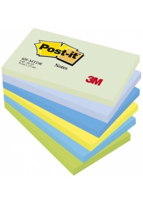 Karteczki samoprzylepne POST-IT® (655-MTDR), 127x76mm, 6x100 kart., paleta marzycielska