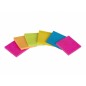 Karteczki samoprzylepne post-it® super sticky (6916s-ypob), 47,6x47,6mm, 6x45 kart., mix kolorów