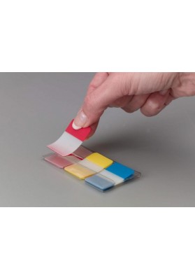 Zakładki indeksujące POST-IT® do archiwizacji (686-RYB), PP, silne, 38x25mm, 3x22 kart., mix kolorów