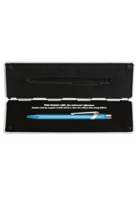 Długopis CARAN D'ACHE 849 Pop Line Metal-X, M, w pudełku, turkusowy