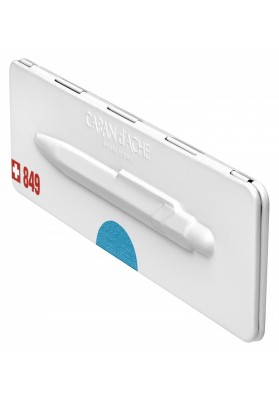 Długopis CARAN D'ACHE 849 Pop Line Metal-X, M, w pudełku, turkusowy