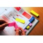 Zakładki indeksujące POST-IT® (670-10AB), papier, 12,7x44,4mm, 10x50 kart., mix kolorów