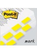 Zakładki indeksujące POST-IT® (680-Y2EU), PP, 25,4x43,2mm, 2x50 kart., żółte