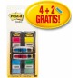 Zestaw promocyjny post-it® (680-vad5eu), pp, 25,4x43,2mm/11,9x43,2mm, 4x50/2x24 kart., mix kolorów