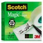 Taśma biurowa scotch® magic™(c18-4m), matowa, 19mm, 33m, 4szt., podajnik c-18 gratis