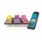 Zakładki indeksujące post-it® (683-4ab), pp, 11,9x43,1mm, 4x35 kart., mix kolorów neonowy
