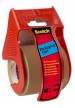 Mini dyspenser do taśm SCOTCH® (C.5020.D), w zestawie taśma pakową, 48mmx20,3m, czerwony