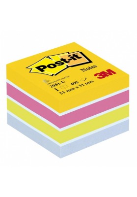 Mini kostka samoprzylepna post-it® (2051-u), 51x51mm, 1x400 kart., ultra