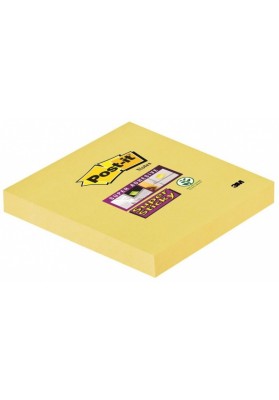 Karteczki samoprzylepne POST-IT® Super Sticky (654SSCYP12+12), 76x76mm, 12+12x90 kart., żółte