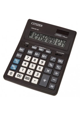 Kalkulator biurowy citizen cdb1401-bk business line, 14-cyfrowy, 205x155mm, czarny