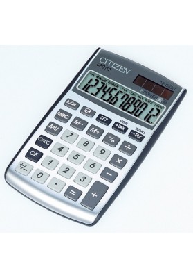 Kalkulator biurowy CITIZEN CPC-112 WB, 12-cyfrowy, 120x72mm, srebrny
