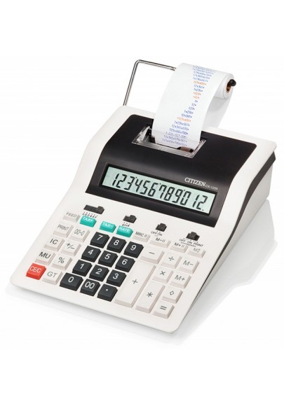 Kalkulator drukujący citizen cx-123n, 12-cyfrowy, 267x202mm, czarno-biały