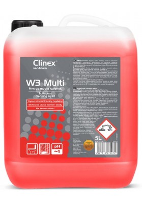 Preparat CLINEX W3 Multi 5L 77-119, do mycia sanitariatów i łazienek, skoncentrowany