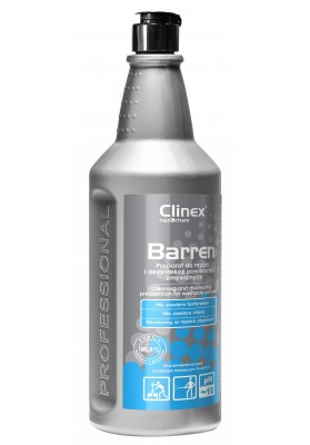 Preparat do mycia i dezynfekcji CLINEX Barren 70-635 1L, do powierzchni zmywalnych
