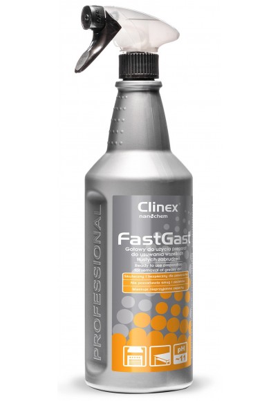 Preparat do usuwania tłustych zbrudzeń clinex fast gast 1l