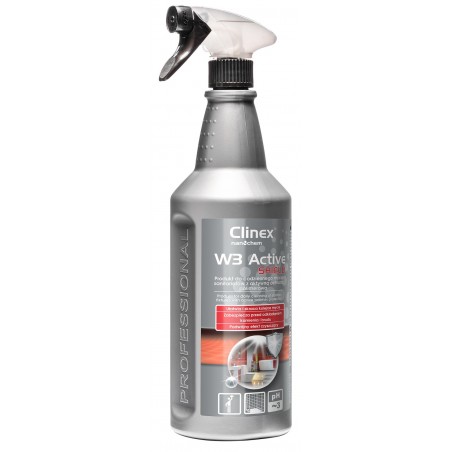 Preparat clinex w3 active shield 1l, do mycia sanitariatów i łazienek