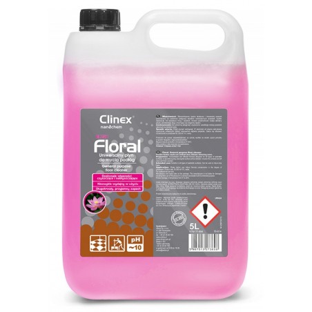 Uniwersalny płyn CLINEX Floral Blush 5L 77-894, do mycia podłóg