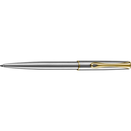 Długopis automatyczny DIPLOMAT Traveller, stalowy/złoty
