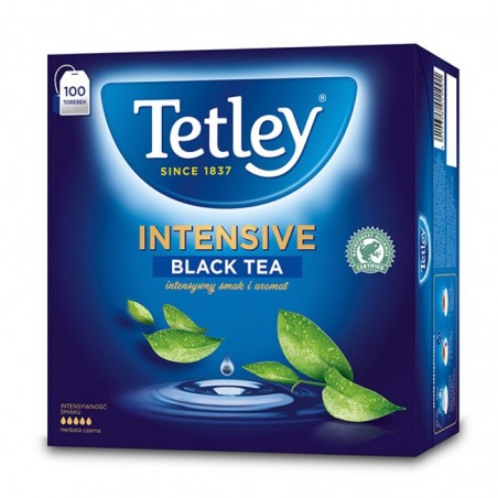 Herbata TETLEY Intensive Black, 100 torebek