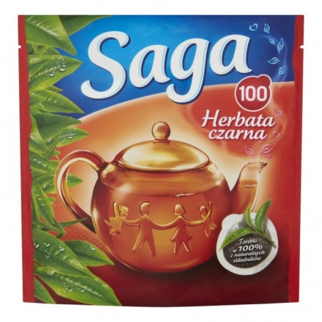 Herbata saga, ekspresowa, 100 torebek - 12 szt