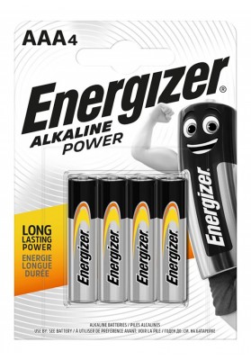Bateria ENERGIZER Alkaline Power, AAA, LR03, 1,5V, 4szt.