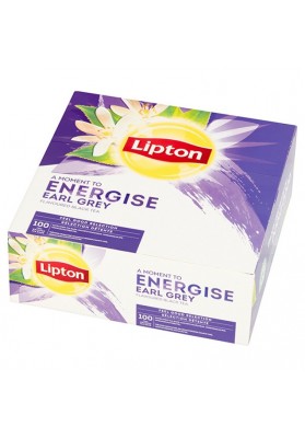 Herbata LIPTON Earl Grey, 100 kopert, 200 g