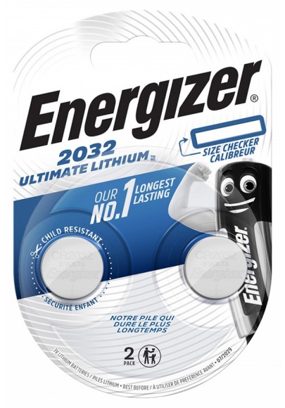 Bateria specjalistyczna energizer ultimate lithium coins, cr2032, 3v, 2szt.