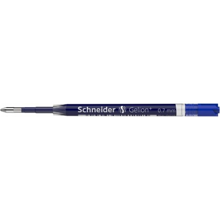 Wkład gelion+ do długopisu schneider, format g2, niebieski - 10 szt