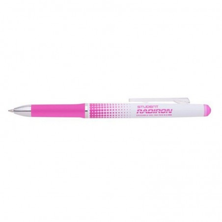 Długopis żelowy ICO Student Radiron, wymazywalny, blister, mix kolorów