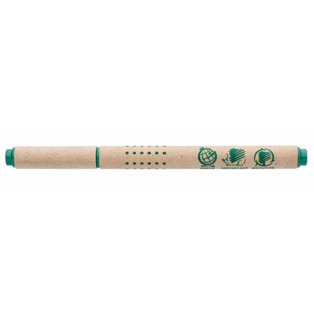 Długopis ico green, brązowy - 64 szt